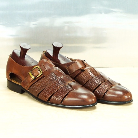 Stacy Adams | Shoes | Stacy Adams Mens Shoes Leather Fisherman Sandals | Poshmark